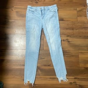 American eagle the luxe Jean high rise